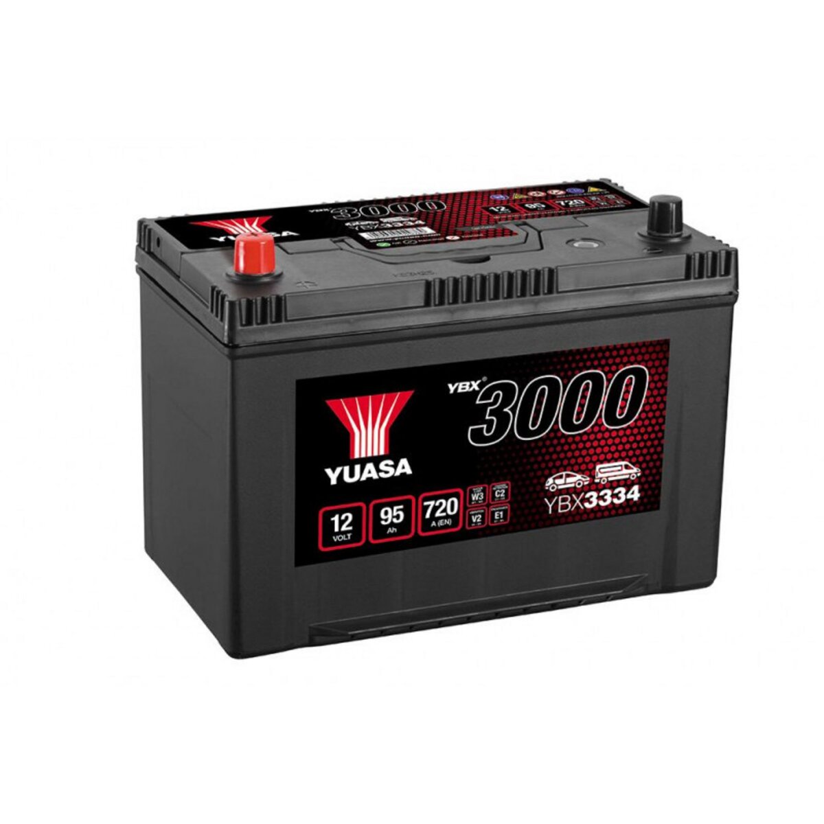 YUASA Batterie Yuasa SMF YBX3334 12V 95ah 720A