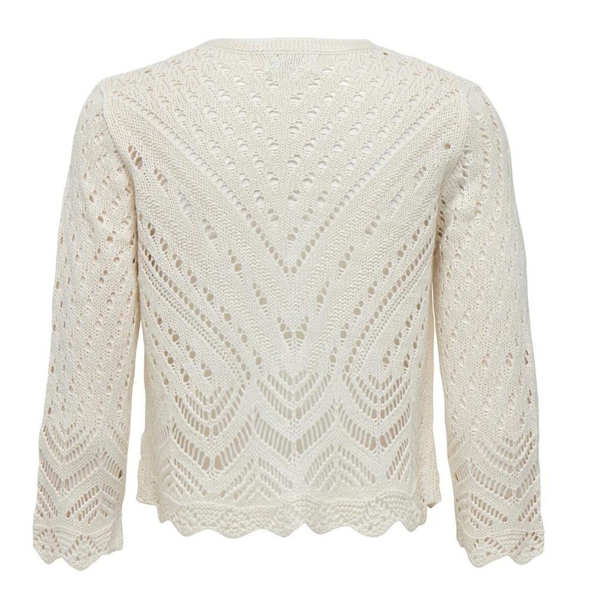 JACQUELINE DE YONG Cardigan Ecru FemmeJDY Sun 3/4 Cropped