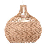 Paris Prix Lampe Suspension en Rotin  Bastia  50 cm Naturel