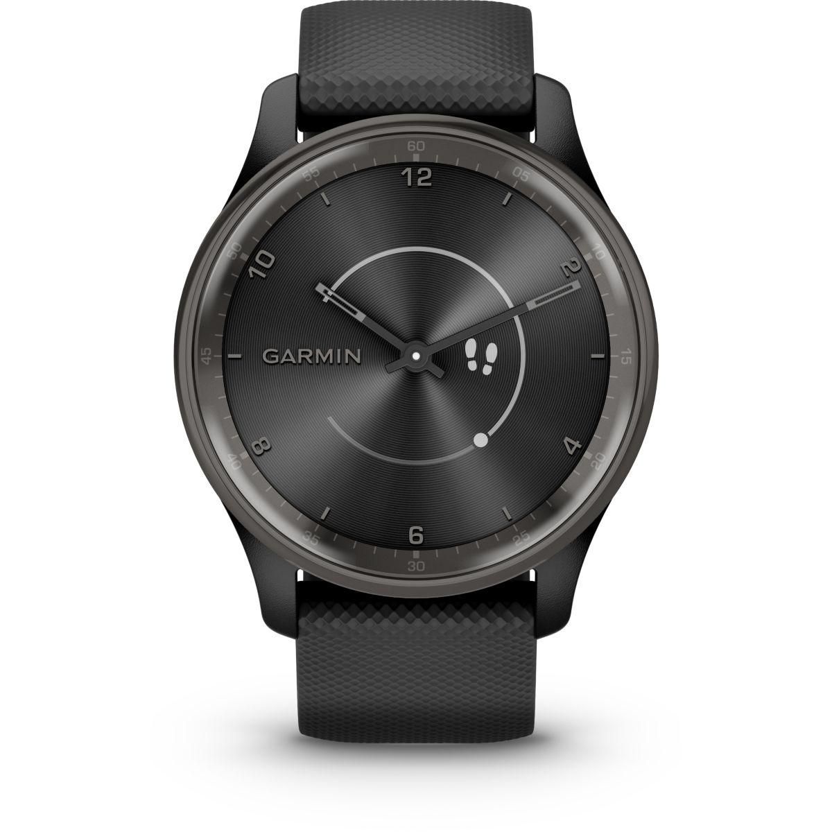 GARMIN Montre santé Vivomove Trend siliconne noir