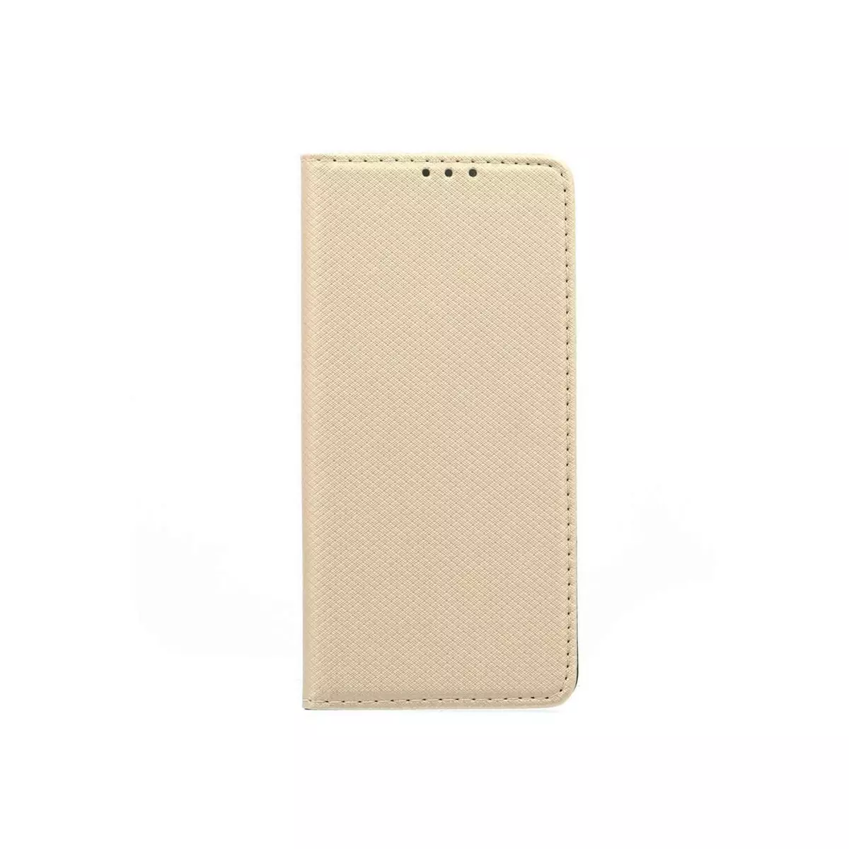 amahousse Housse dorée Galaxy S7 Edge folio texturé rabat aimanté