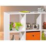 Voir la diapositive 3 : Meuble séparateur 9 cases L105cm ORLANDO