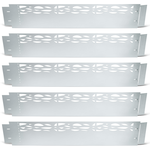 ID MARKET Bordurette de jardin x5 acier ajouré flexible L. 5 x H. 0.18 M