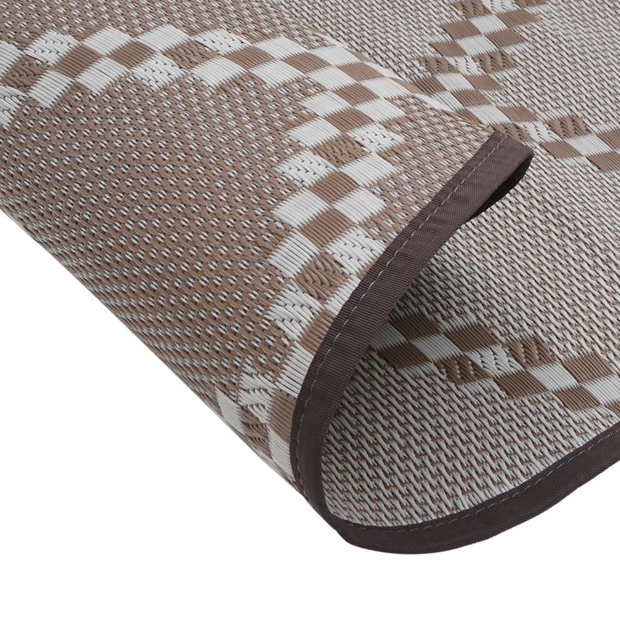 Voir la diapositive 4 : VIDAXL Tapis d'exterieur ARAKIL marron Ø200 cm PP