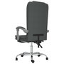 Voir la diapositive 5 : VIDAXL Fauteuil de massage inclinable de bureau Gris fonce Tissu