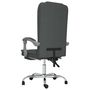 Voir la diapositive 5 : VIDAXL Fauteuil de massage inclinable de bureau Gris fonce Tissu