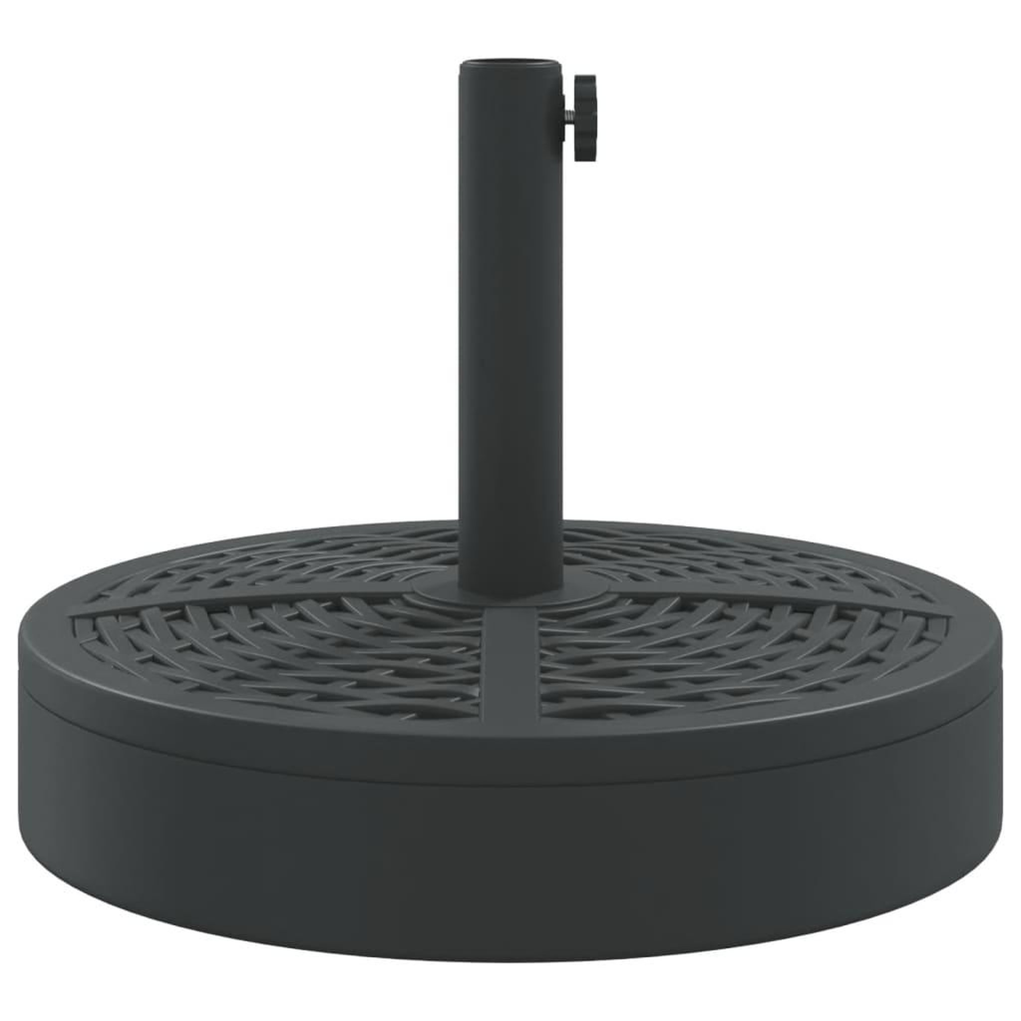 Voir la diapositive 5 : VIDAXL Base de parasol pour mats Ø38 / 48 mm 25 kg rond