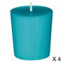 Voir la diapositive 2 : Paris Prix Lot de 4 Bougies Votives Parfumées  Glow  48g Coco