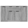 Voir la diapositive 5 : VIDAXL Buffets 3 pcs Sonoma gris Bois d'ingenierie