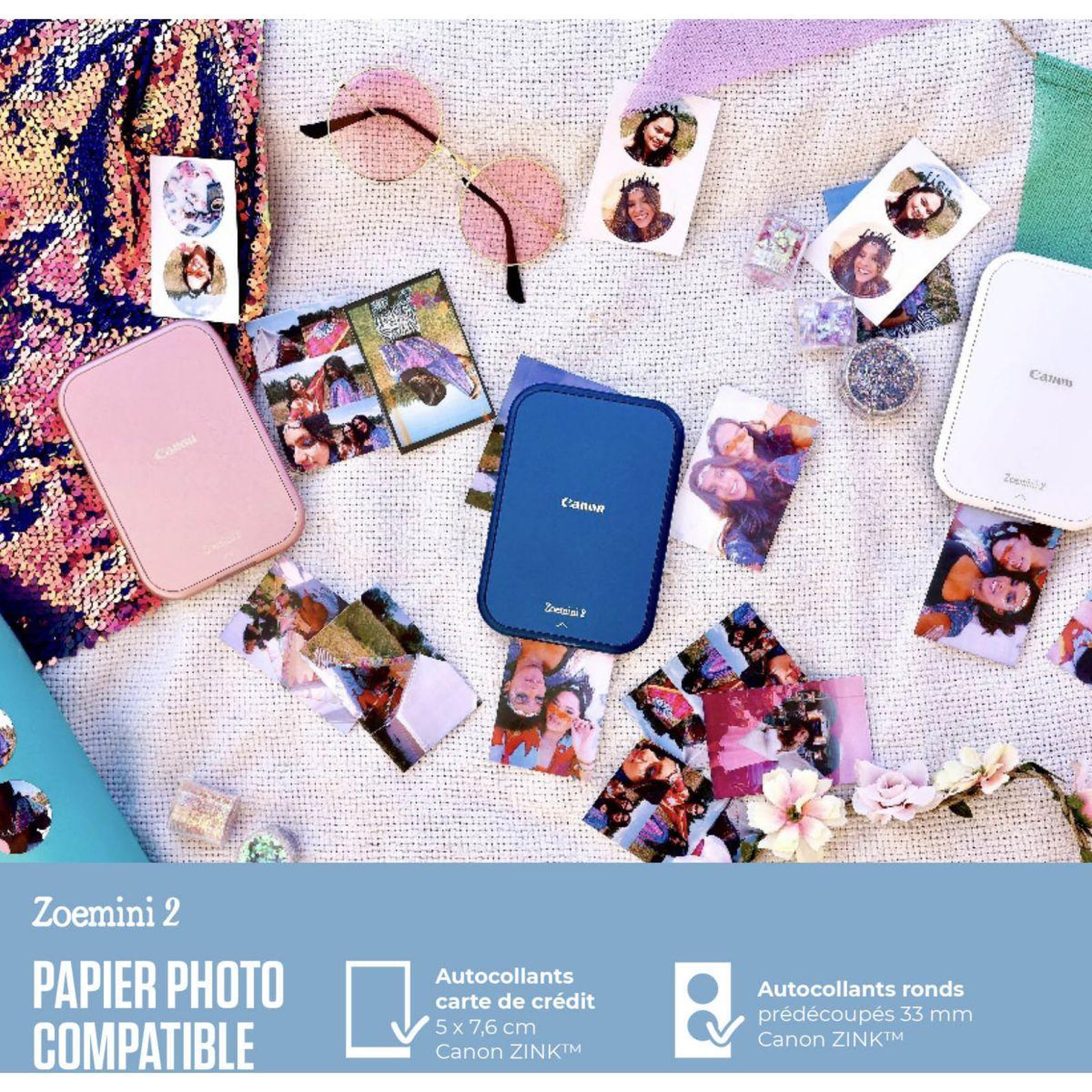Voir la diapositive 5 : Canon Imprimante photo portable KIT Vaiana Zoemini 2