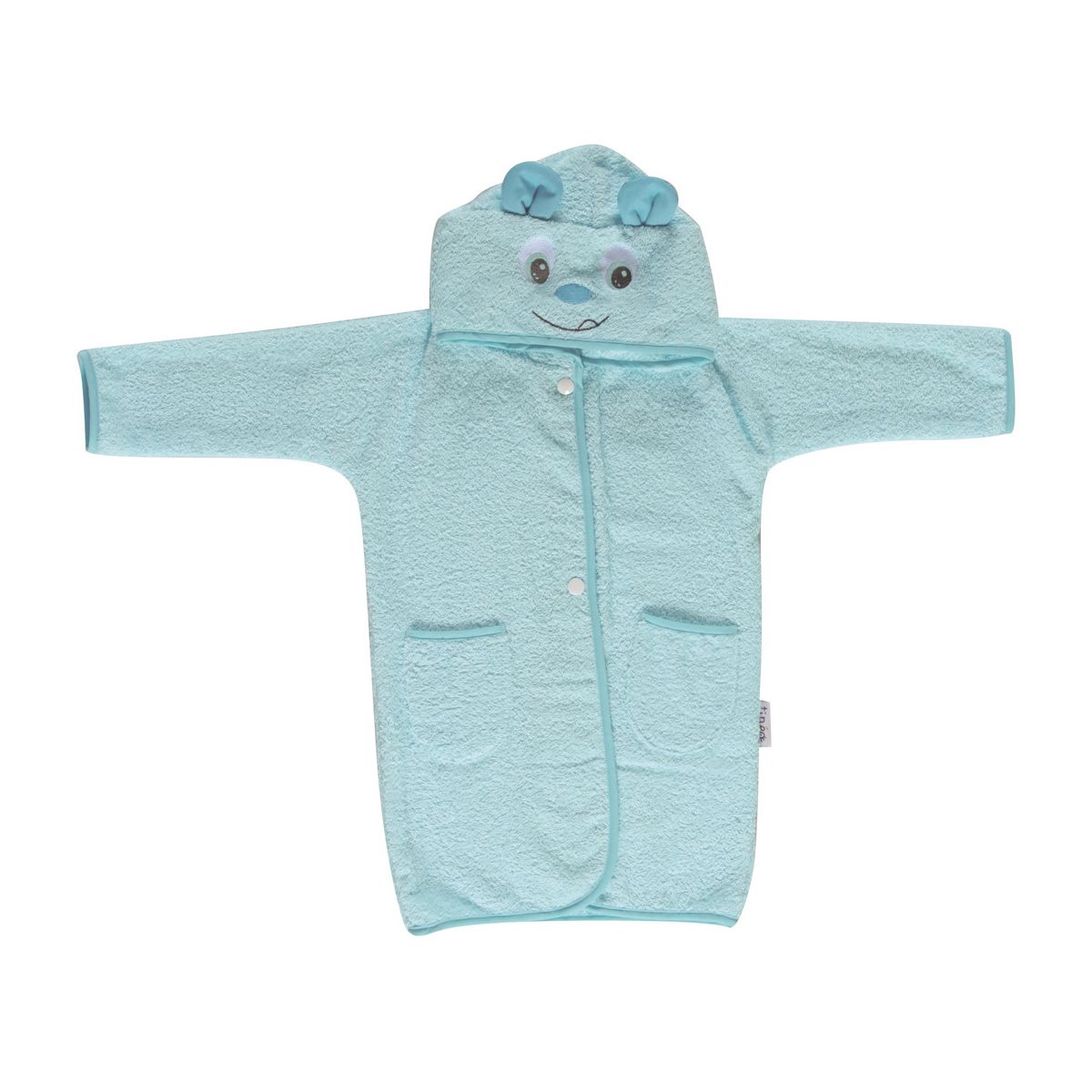 TINEO Peignoir de bain éponge aqua