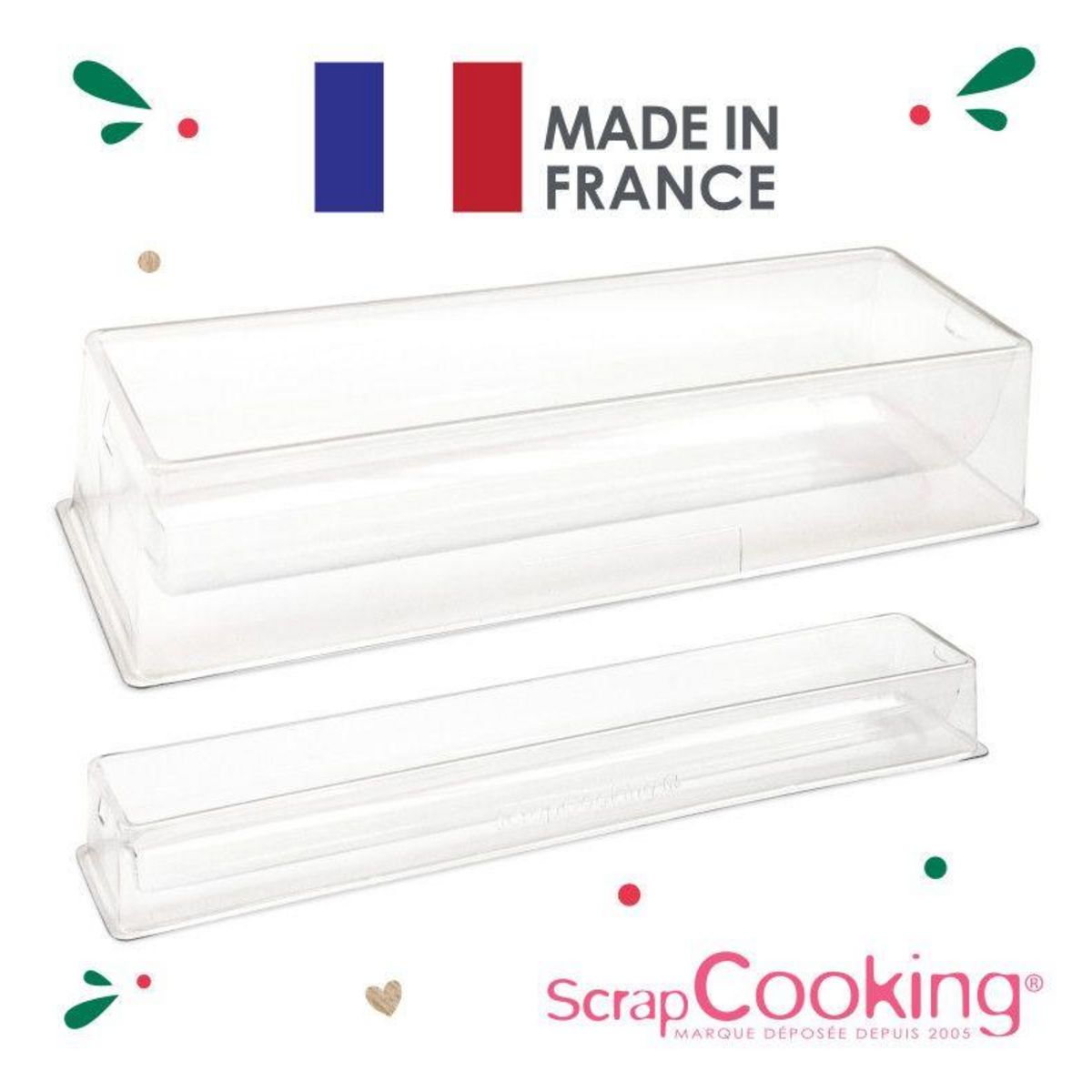 SCRAPCOOKING Moule à Bûche de Noël + insert