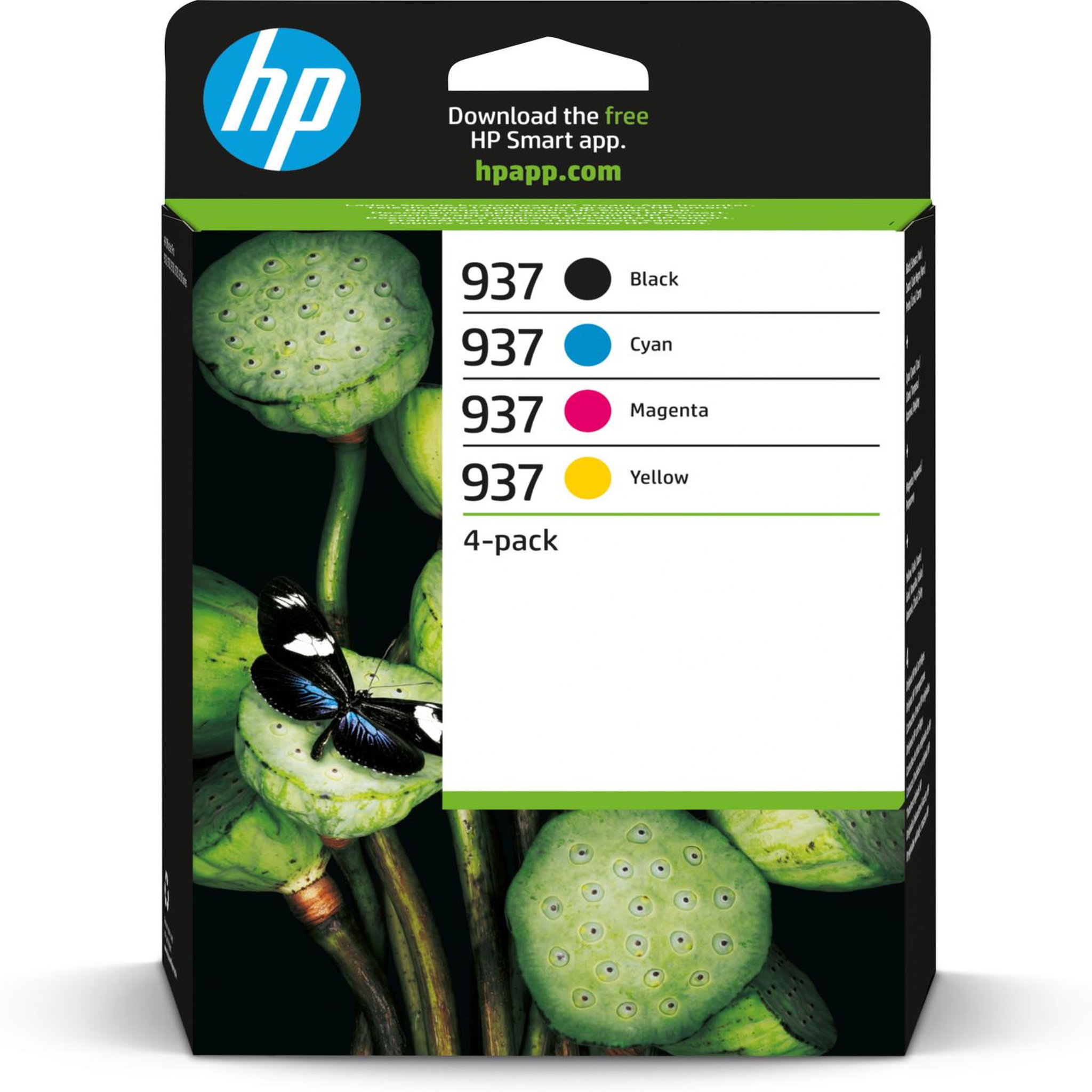 Voir la diapositive 1 : HP Hp 937 pack de 4 cartouches d'encre authentiques cmjn
