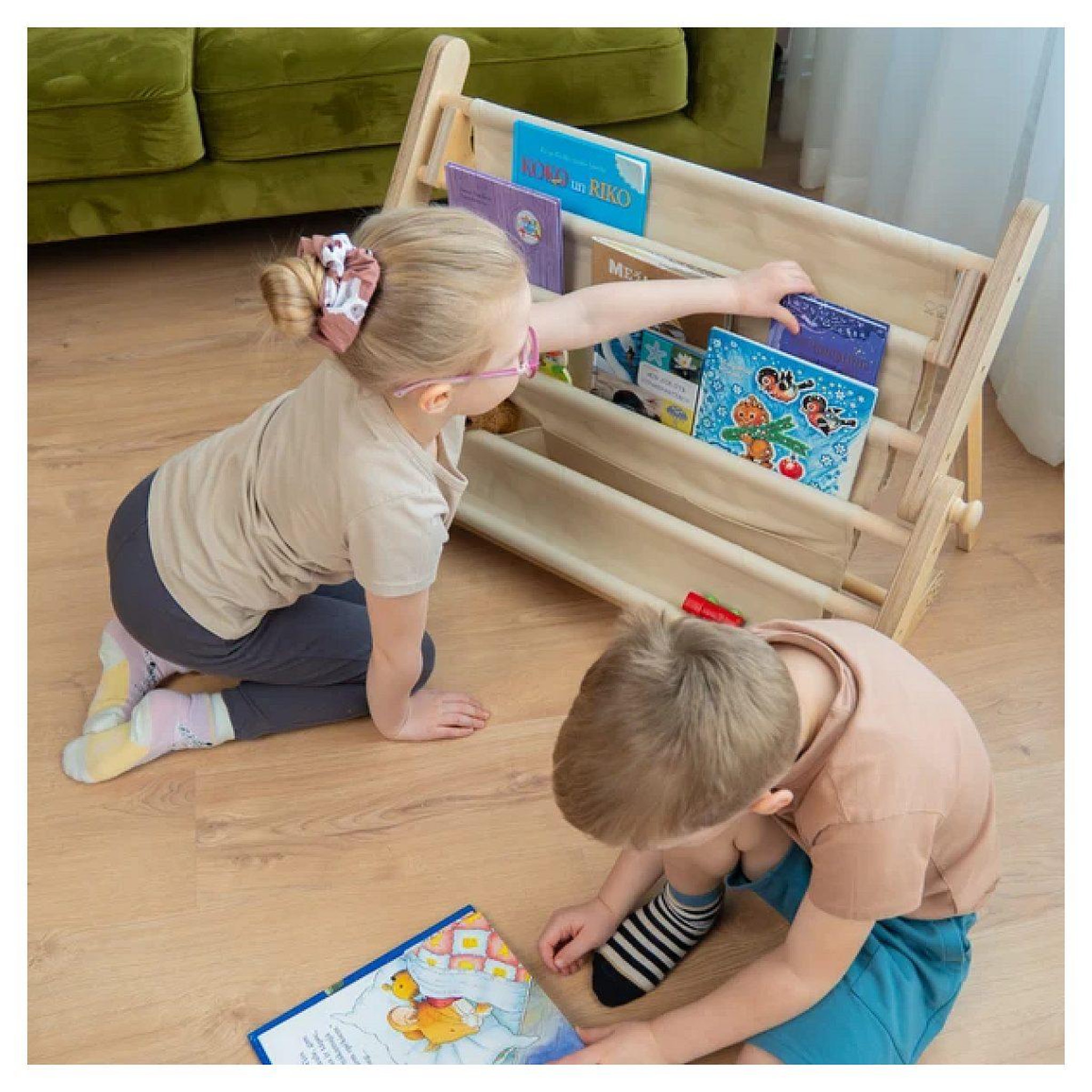 Voir la diapositive 3 : ETTE TETE Bibliothèque montessori pour structures d'escalade