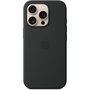 Voir la diapositive 1 : APPLE Coque iPhone 16 Pro MagSafe Noir silicone