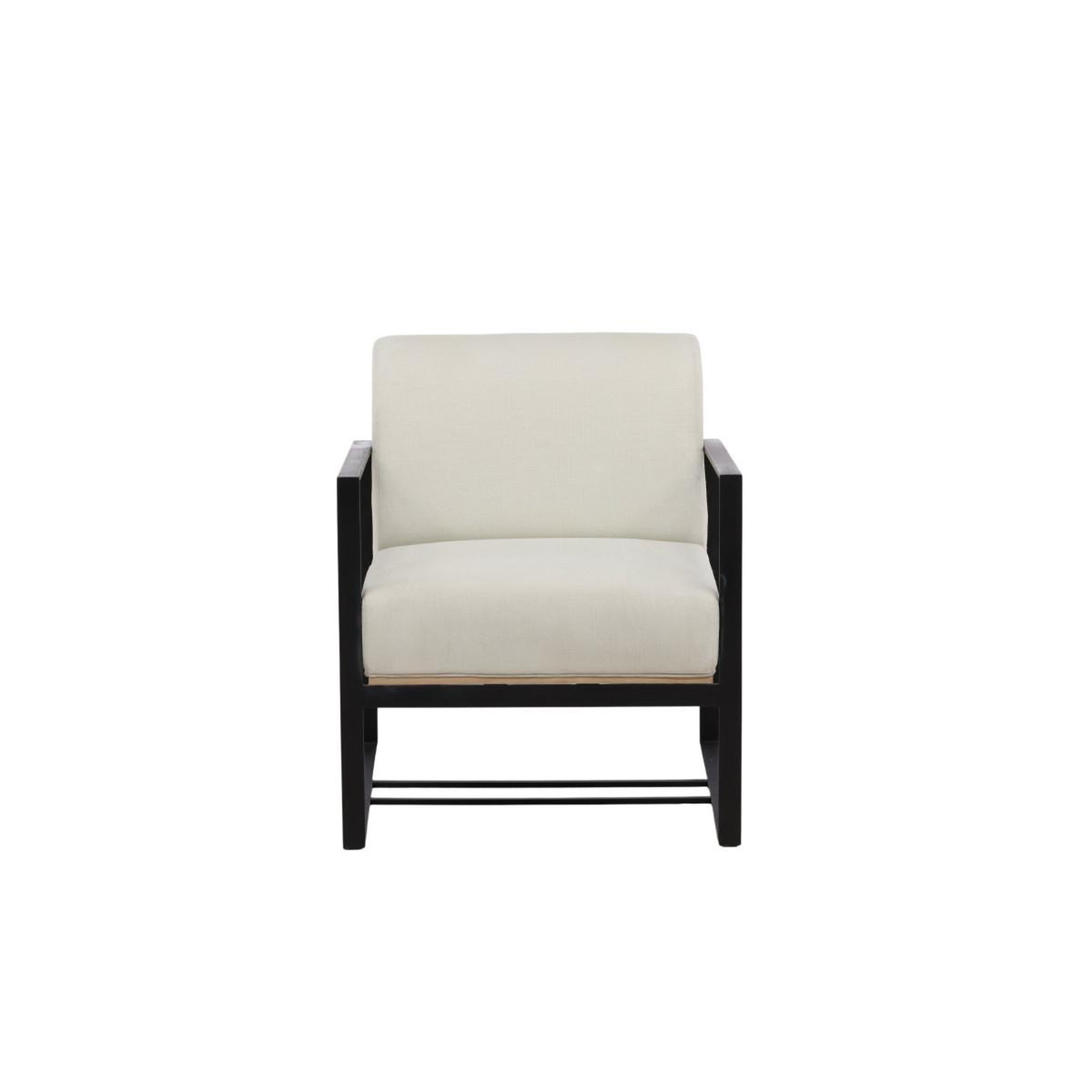 Voir la diapositive 2 : Paris Prix Fauteuil design  kansas  83cm blanc cassé