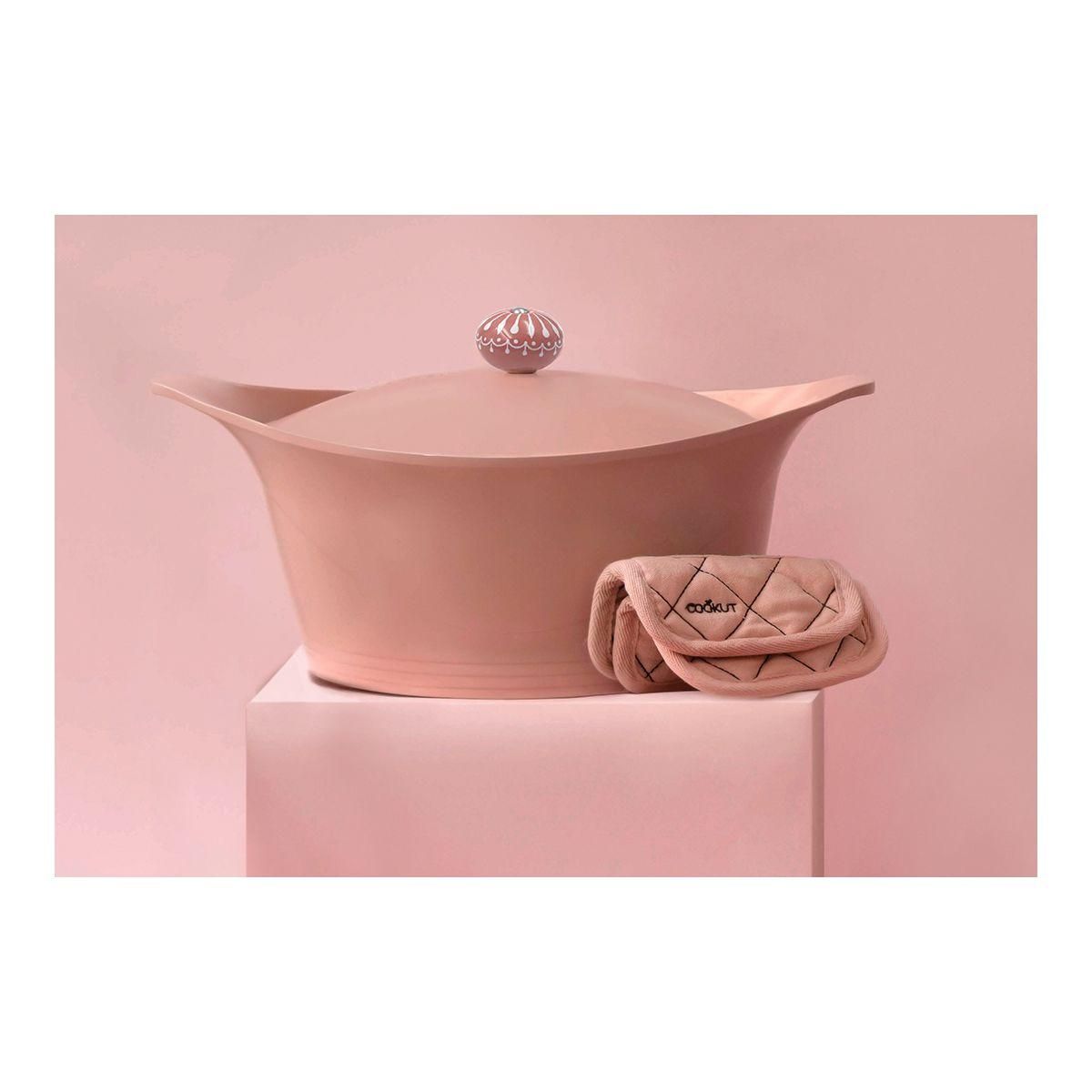 COOKUT Cocotte Coffret l'incroyable 24cm - Guimauve