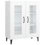 Voir la diapositive 2 : VIDAXL Buffet blanc 69,5x34x90 cm bois d ingénierie