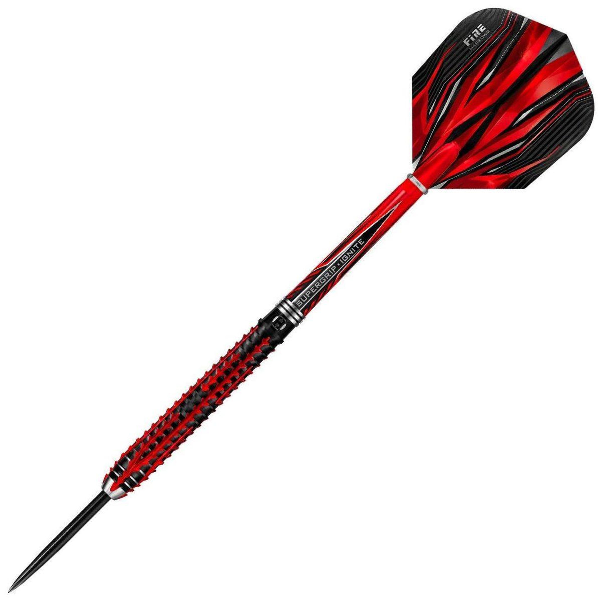 Voir la diapositive 2 : Harrows Fléchettes fire inferno 90 steel 26g r
