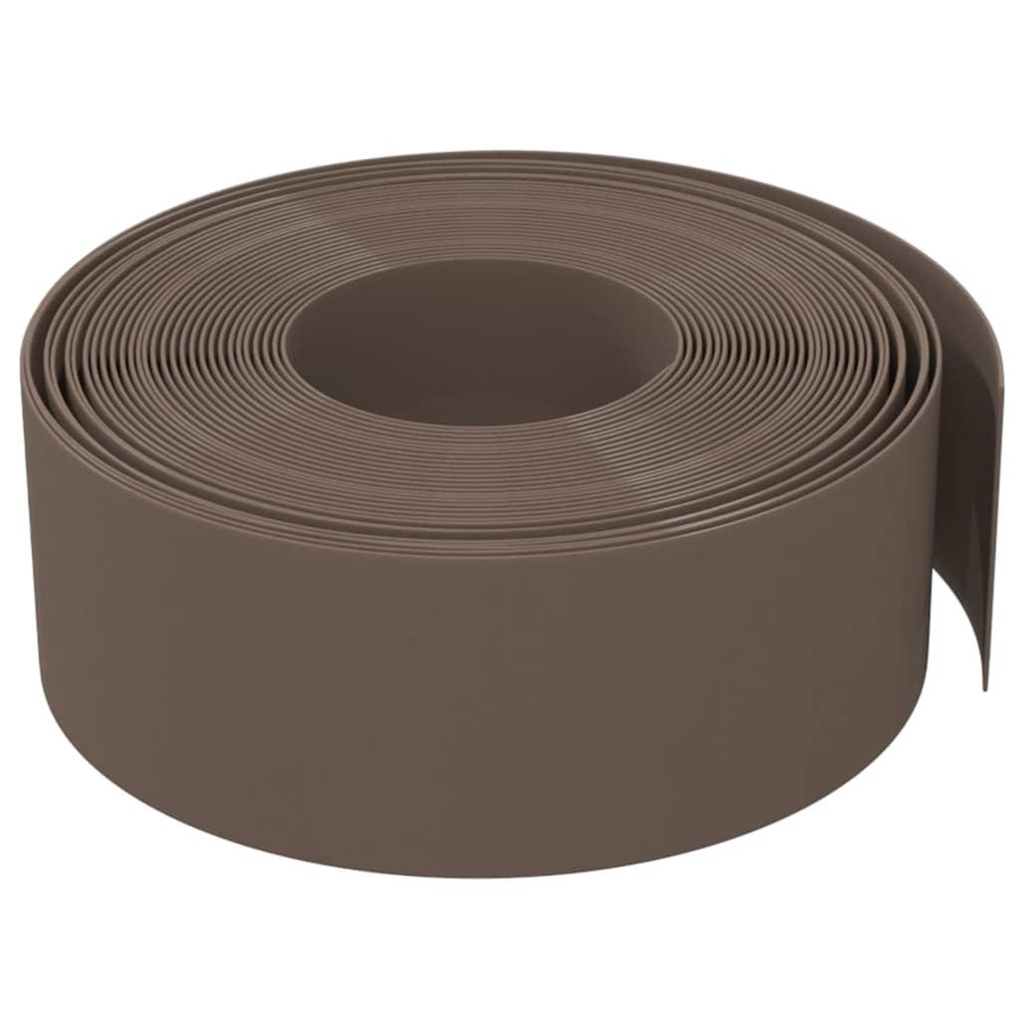 Voir la diapositive 4 : VIDAXL Bordures de jardin 2 pcs marron 10 m 20 cm polyethylene