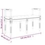 Voir la diapositive 6 : VIDAXL Banc Rose 110x40x70 cm Velours