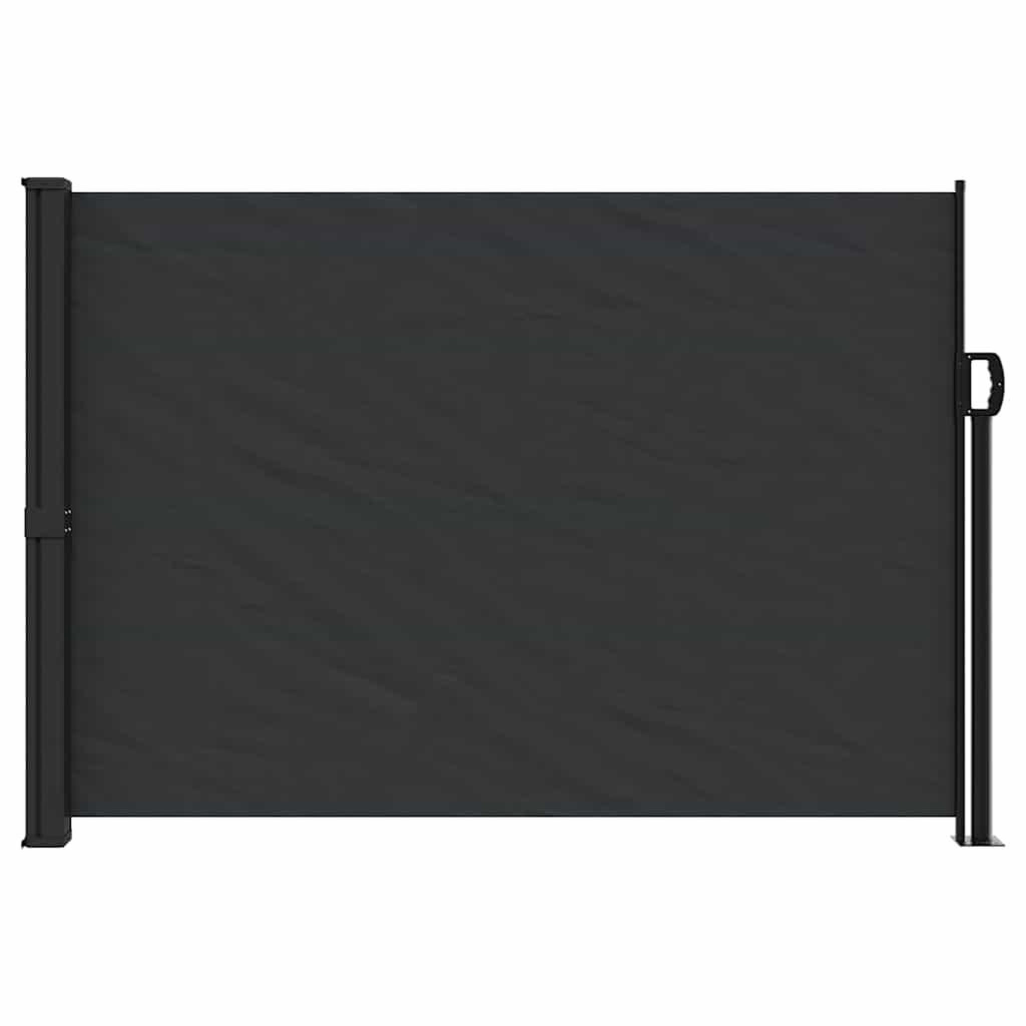 Voir la diapositive 3 : VIDAXL Auvent lateral retractable noir 140x500 cm