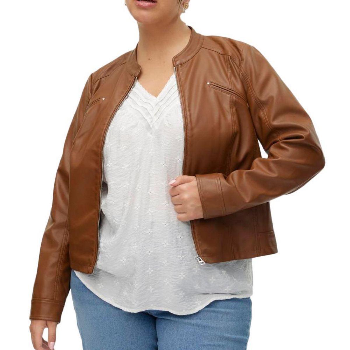 Vero Moda Veste  Similicuir  Femme Vero Moda Favodona Coated
