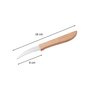 Voir la diapositive 3 : NIROSTA Lot de 2 couteaux de cuisine éplucheur manche en bois 16 cm Nirosta