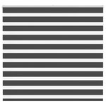 VIDAXL Store zebre noir 165x150 cm largeur du tissu 160,9 cm polyester