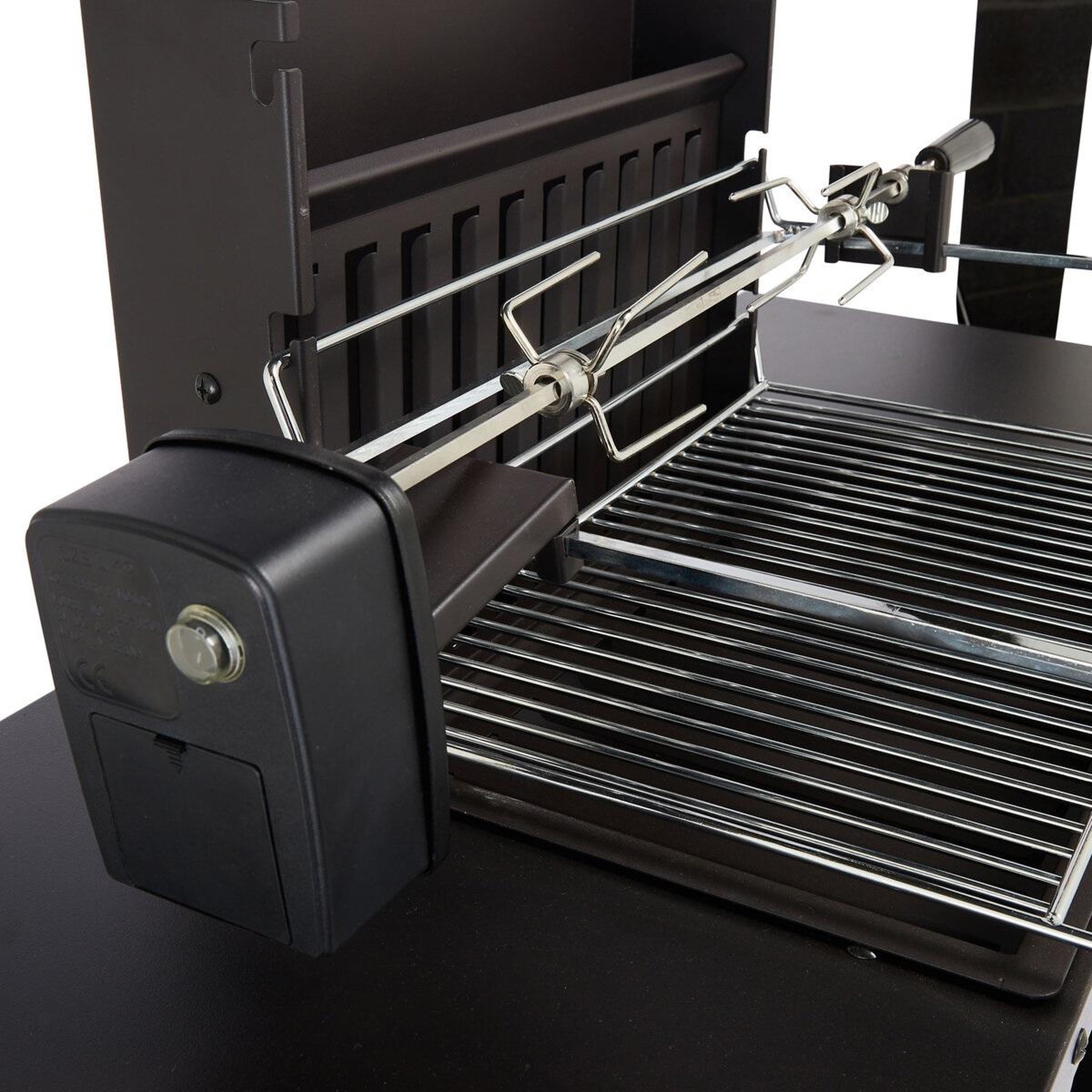 Voir la diapositive 4 : GARDENSTAR Barbecue au charbon de bois en acier VERTICAL