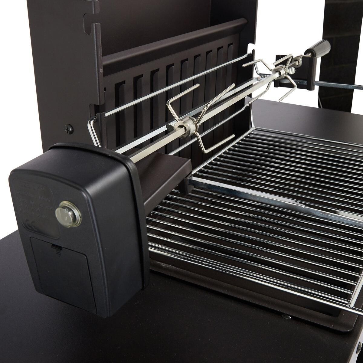 GARDENSTAR Barbecue au charbon de bois en acier VERTICAL