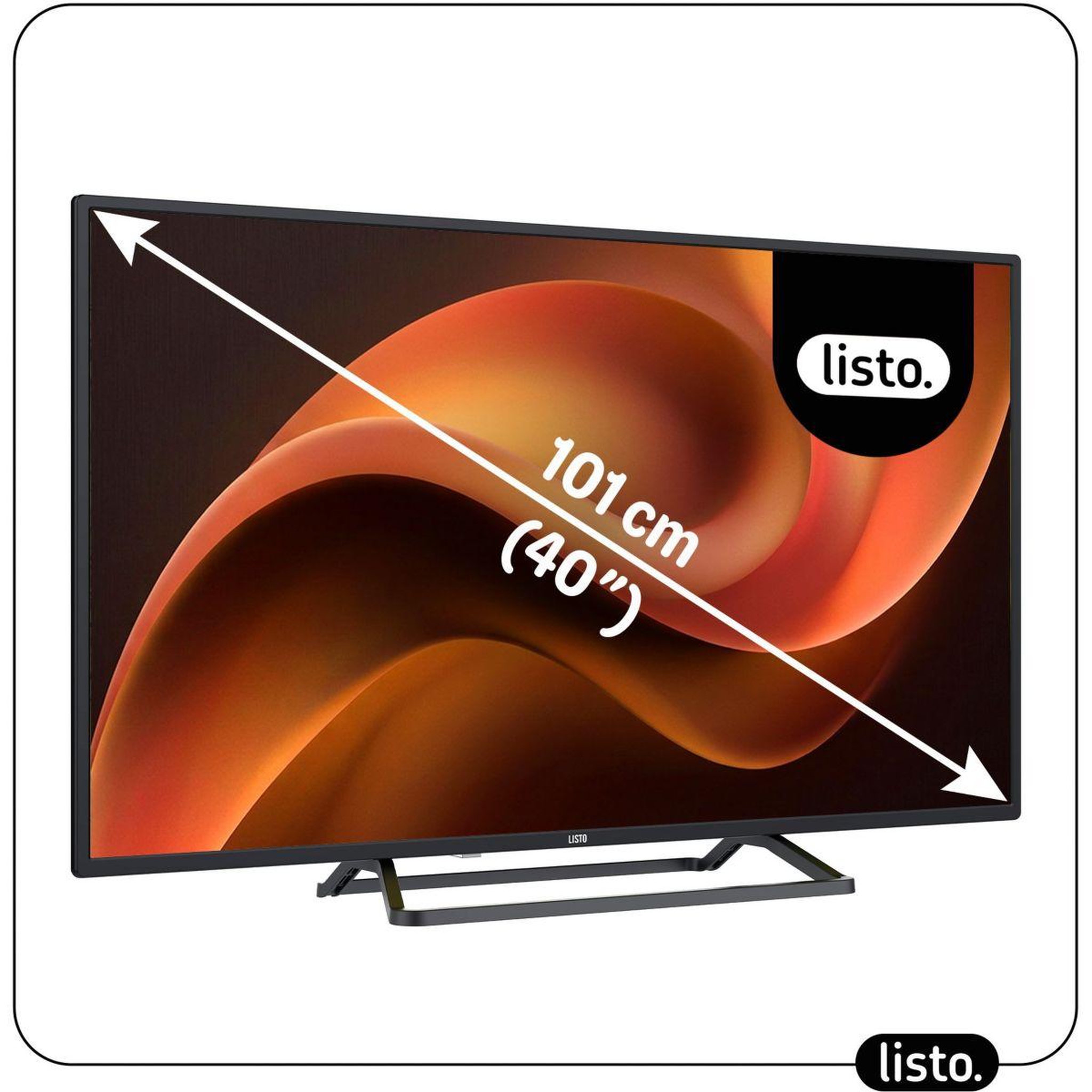 Voir la diapositive 2 : Listo Tv led 40fhd036 (2022) 40  (101 cm)
