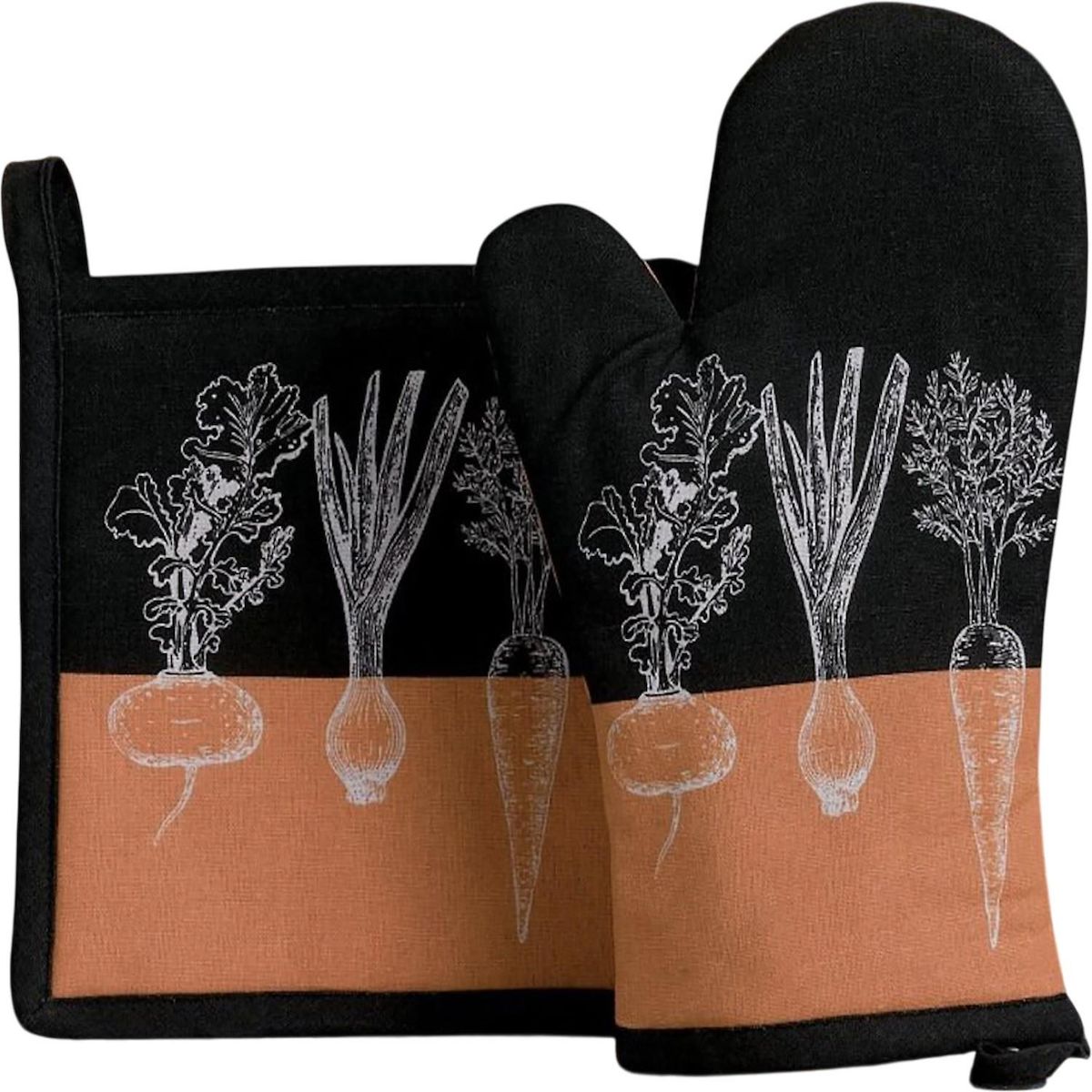 Les Ateliers du Linge Gant et manique imprimés