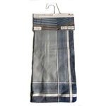 ATELIER DU COTON Lot de 6 mouchoirs homme BASILE 40x40 cm 100% coton