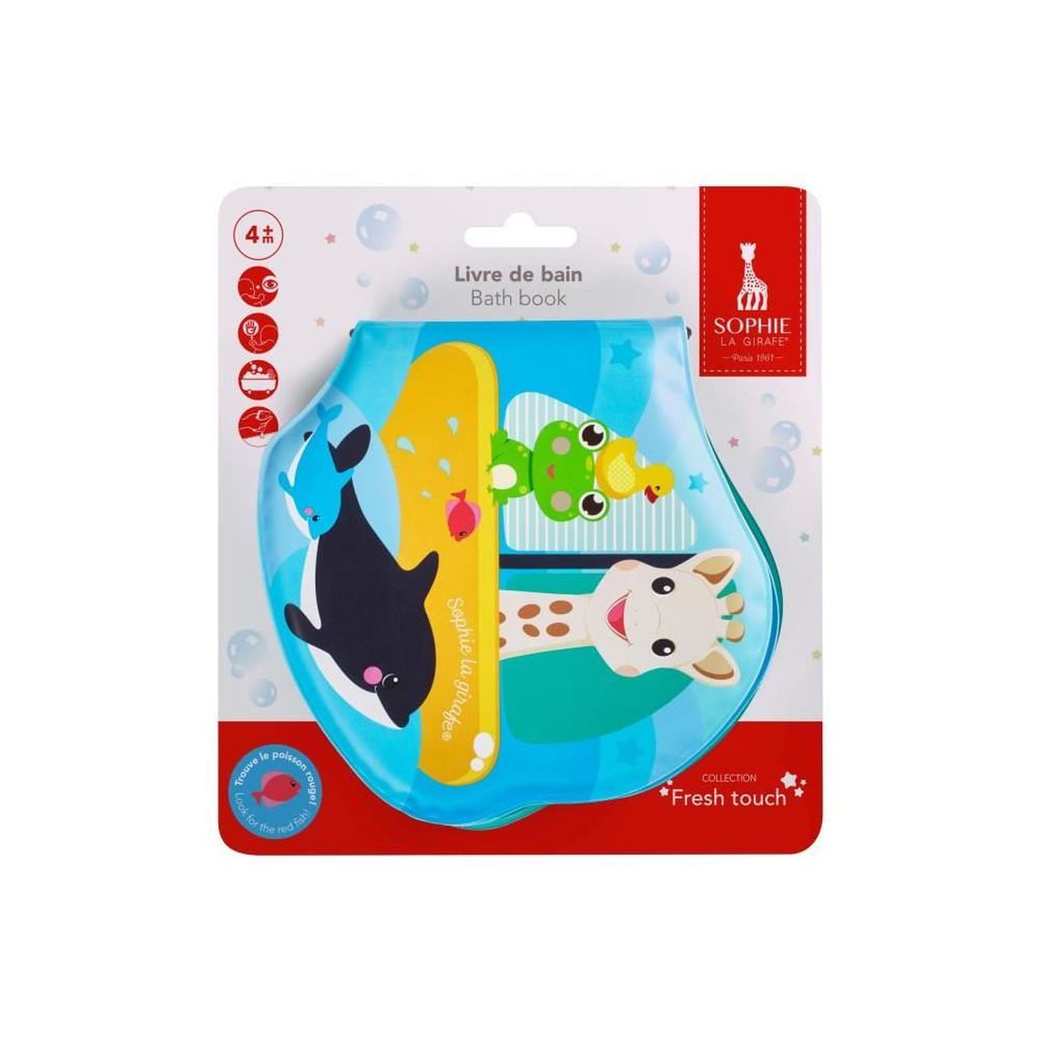 Voir la diapositive 5 : VULLI Livre de bain new 2023 - VULLI - Sophie la Girafe - Bébé