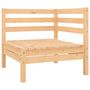 Voir la diapositive 3 : VIDAXL Salon de jardin 7 pcs Bois de pin massif