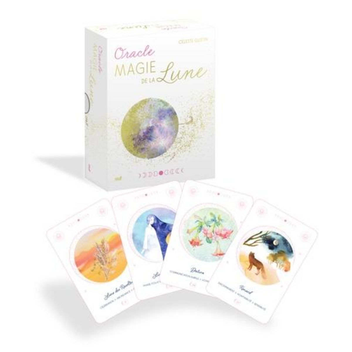 ORACLE MAGIE DE LA LUNE. AVEC 44 CARTES, Gustin Céleste