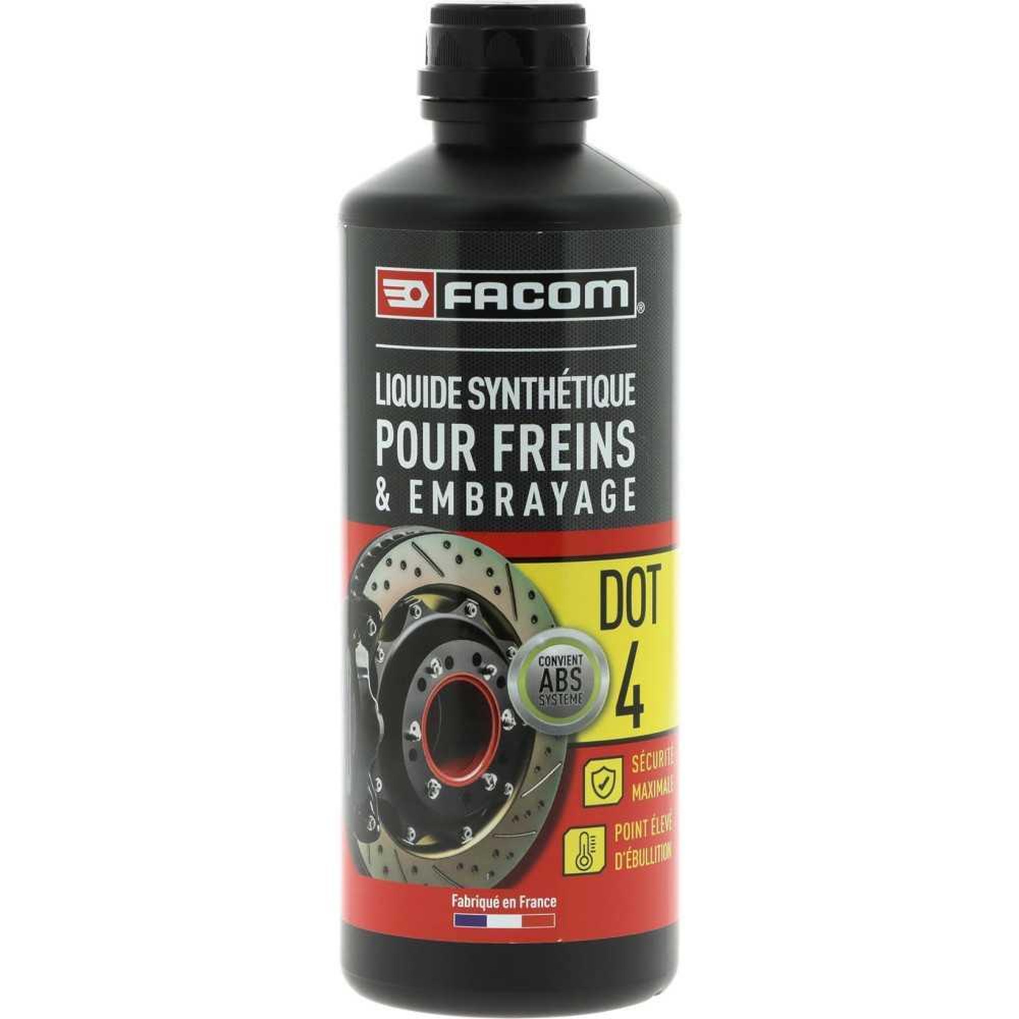 FACOM Facom liquide de frein synthétique dot 4 500 ml pour systèmes de freinage et d'embrayage