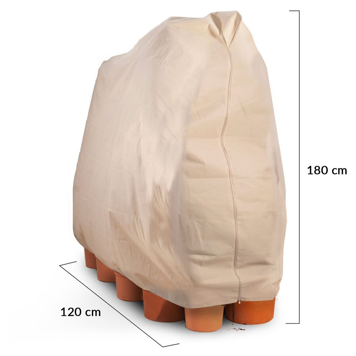 Jardikt Housses d'hivernage pour plantes 120x180cm x2