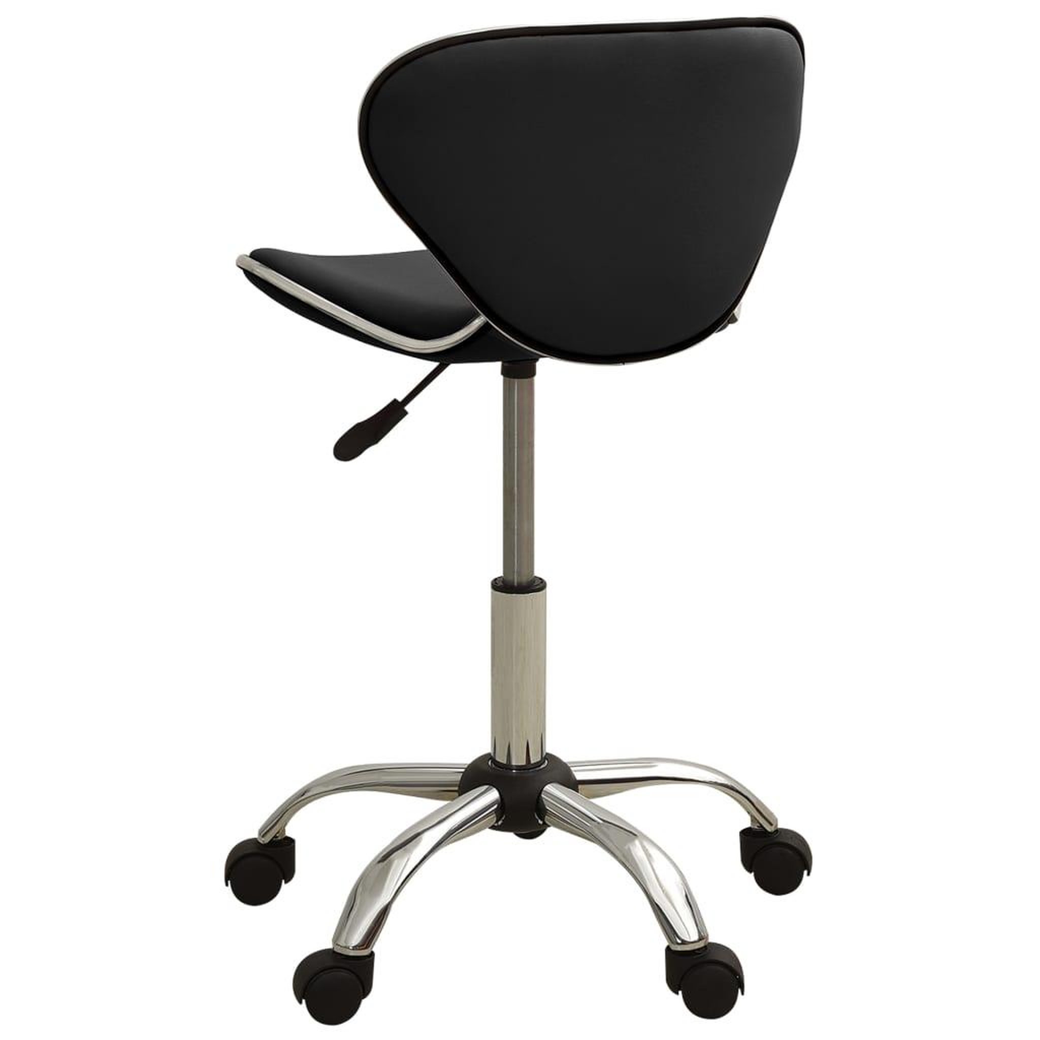 Voir la diapositive 3 : VIDAXL Chaise de bureau Noir Similicuir
