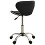 Voir la diapositive 3 : VIDAXL Chaise de bureau Noir Similicuir