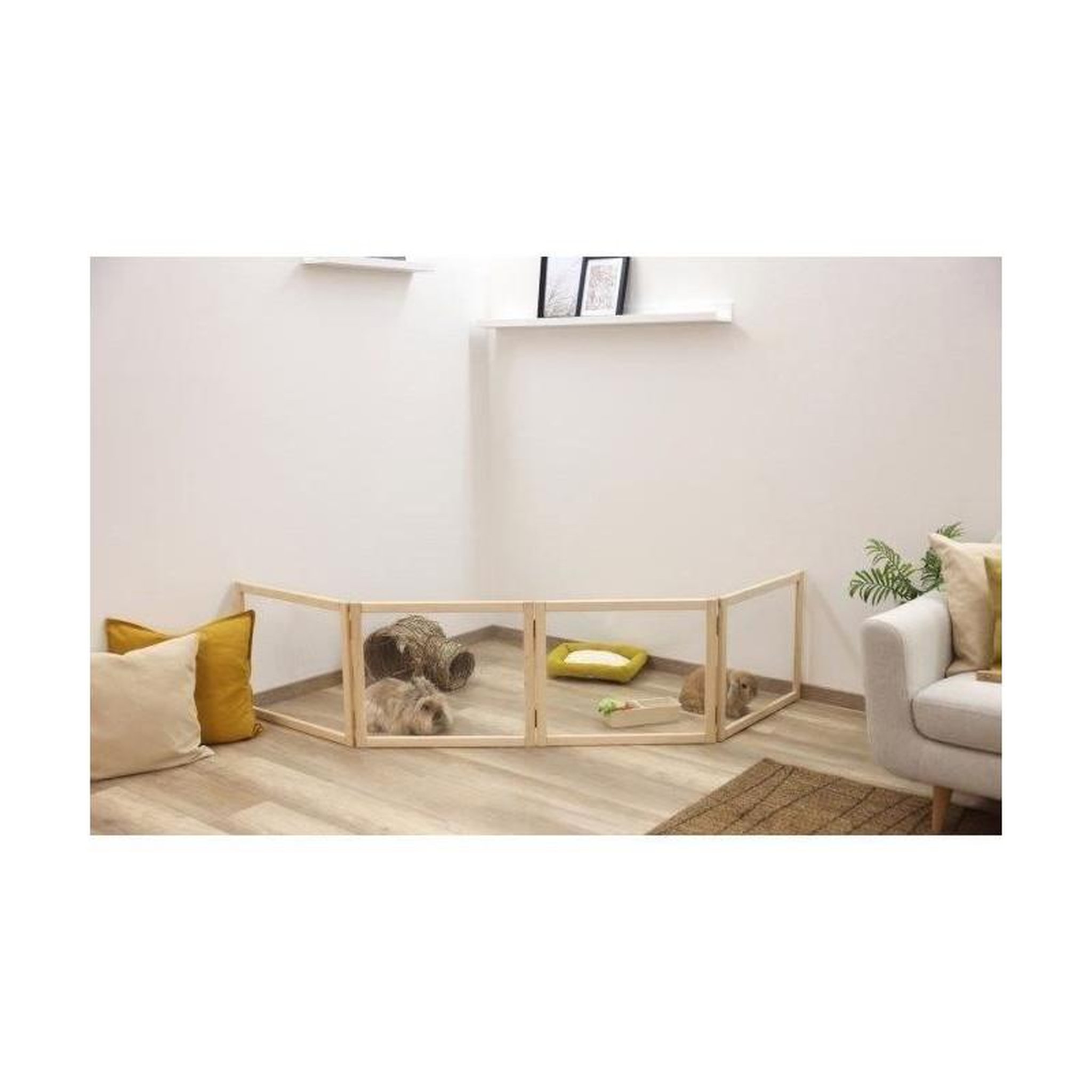 Voir la diapositive 3 : KERBL Séparation pour enclos intérieur - KERBL - Petits animaux - Plexiglas