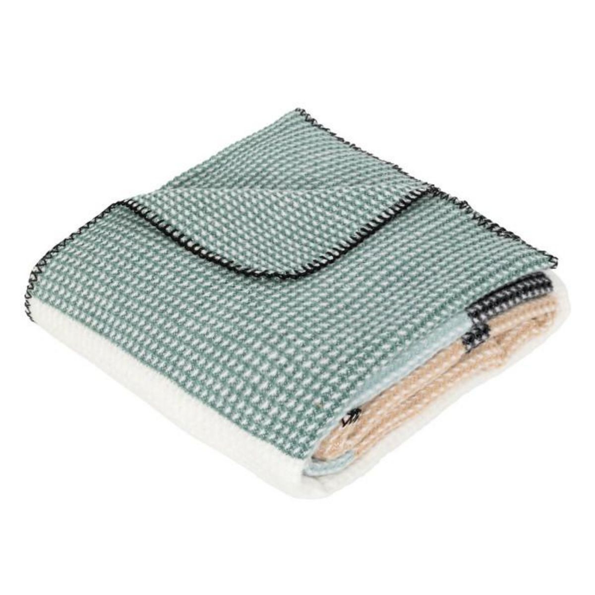 ATMOSPHERA Plaid Gaufré Imprimé  Owen  130x180cm Multicolore