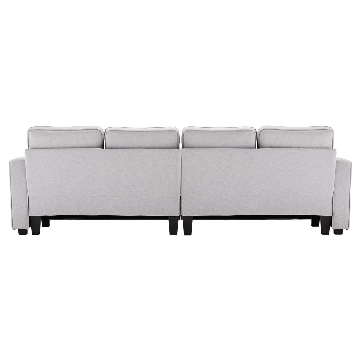 MERAX Canapé 4 Places Fixe Lin