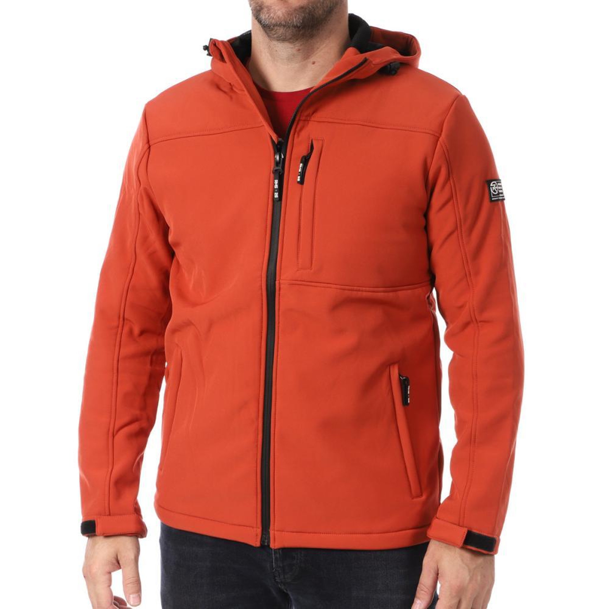 RMS 26 Veste Imperméable Rouge Homme RMS26Softshell Outdoor - XL. Coloris disponibles : Rouge