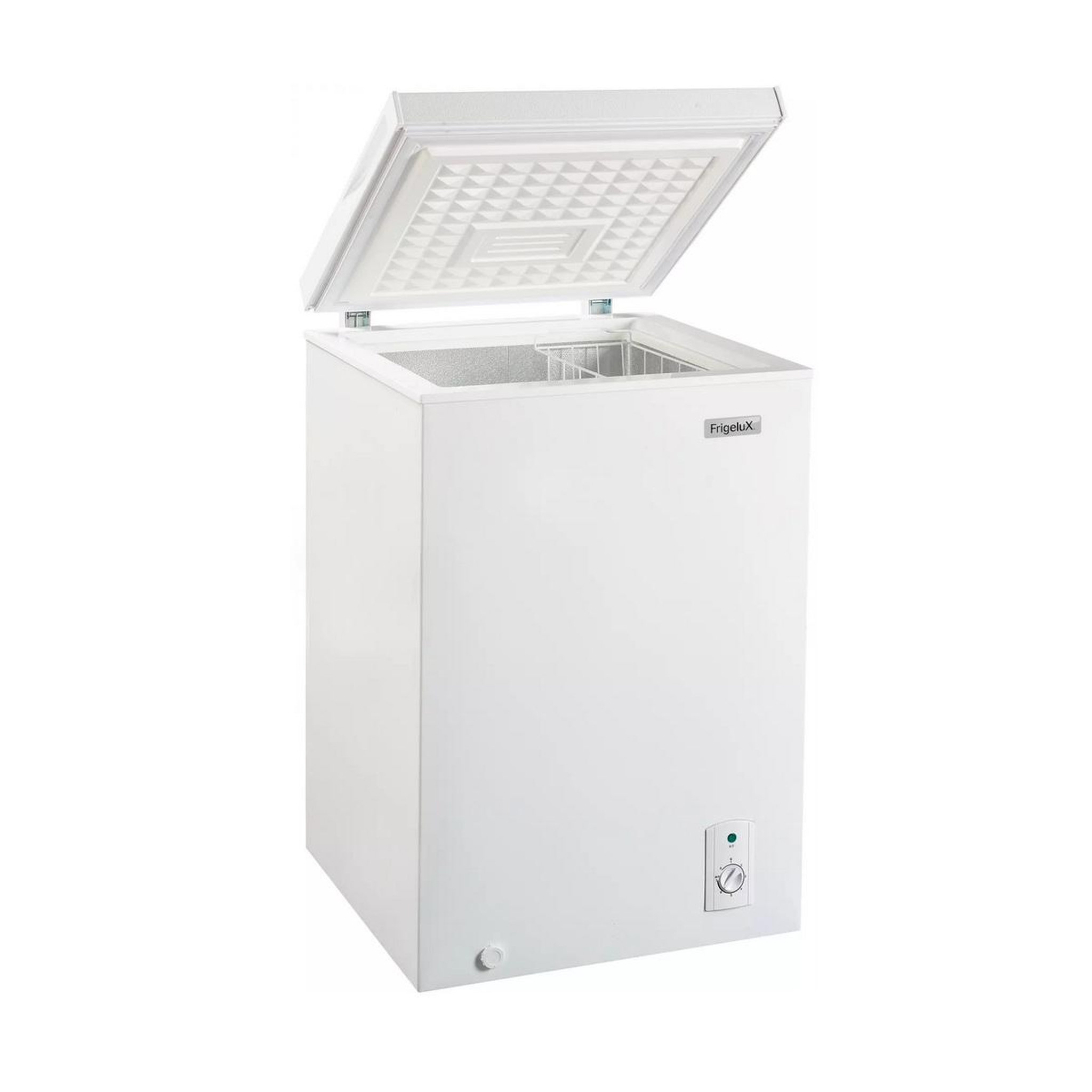 Voir la diapositive 3 : Frigelux Congélateur coffre 55cm 100l blanc - cco100be