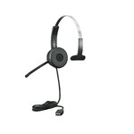 Lenovo Casque Lenovo 100 Mono USB-A Noir
