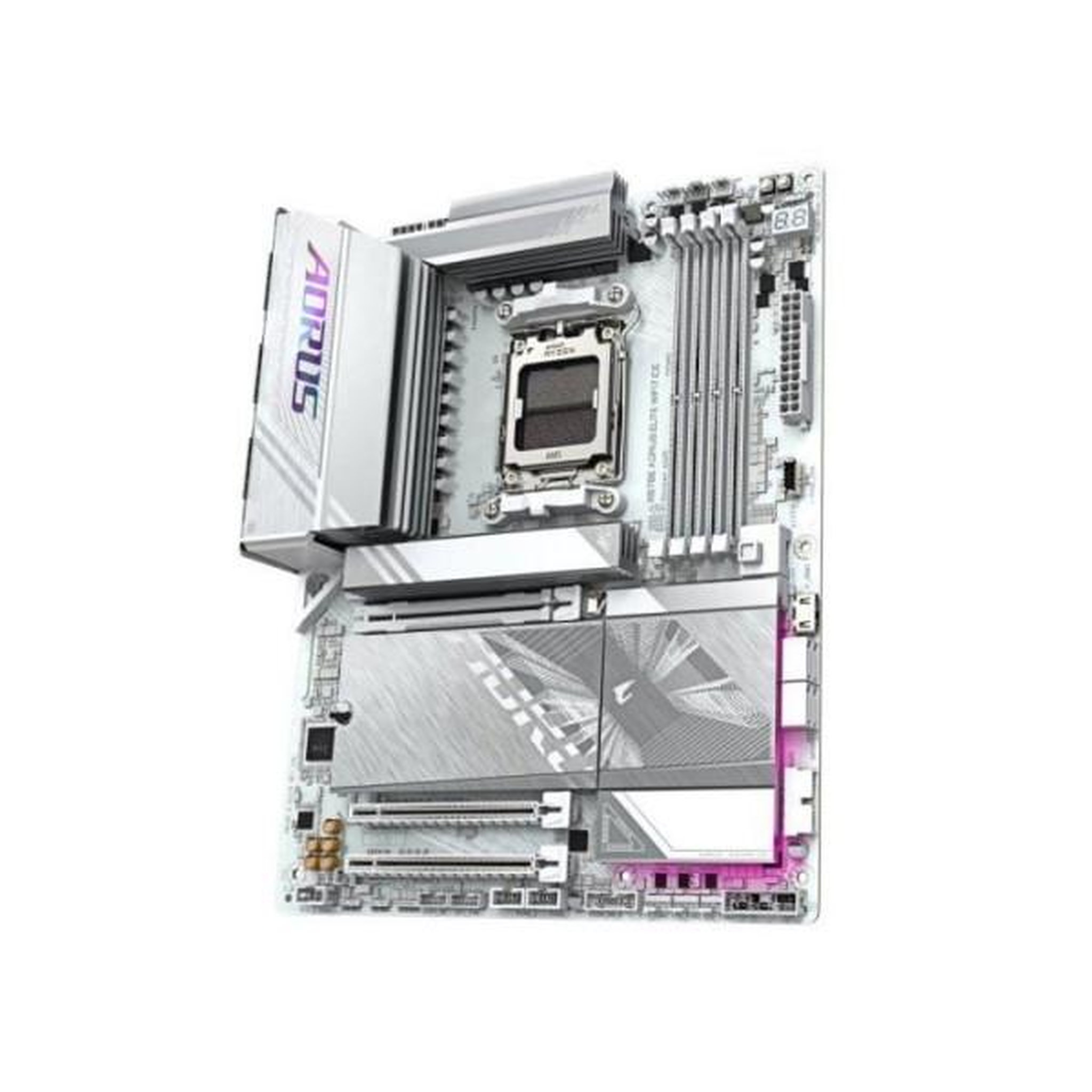 Voir la diapositive 4 : Gigabyte Carte mere - GIGABYTE - X870E A ELITE WF7 ICE - Format ATX - Chipset AMD X870E - DDR5 & PCIe 5.0 - WiFi 7