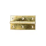 MONIN Charnière rectangulaire hauteur 69mm dimension 50x30mm laiton poli MONIN – 422510