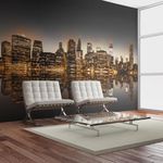 Paris Prix Papier Peint  New York & Or. Coloris disponibles : Multicolore